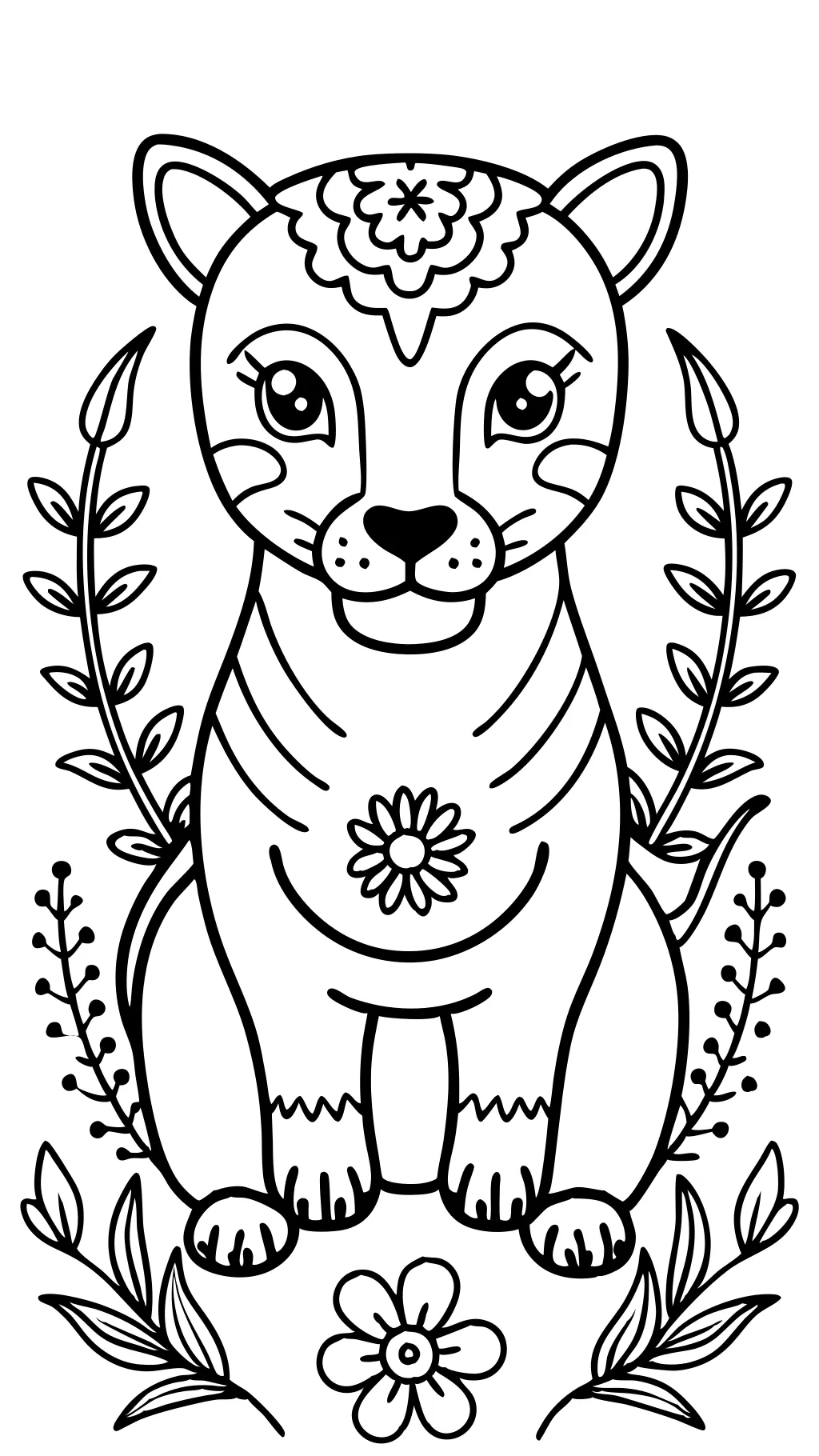 animal coloring book pages